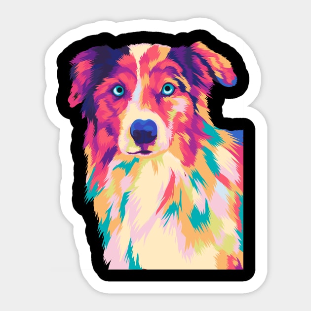 Dog - Labrador Retriever - PopArt Color - Pet Lovers Sticker by Tupai Art